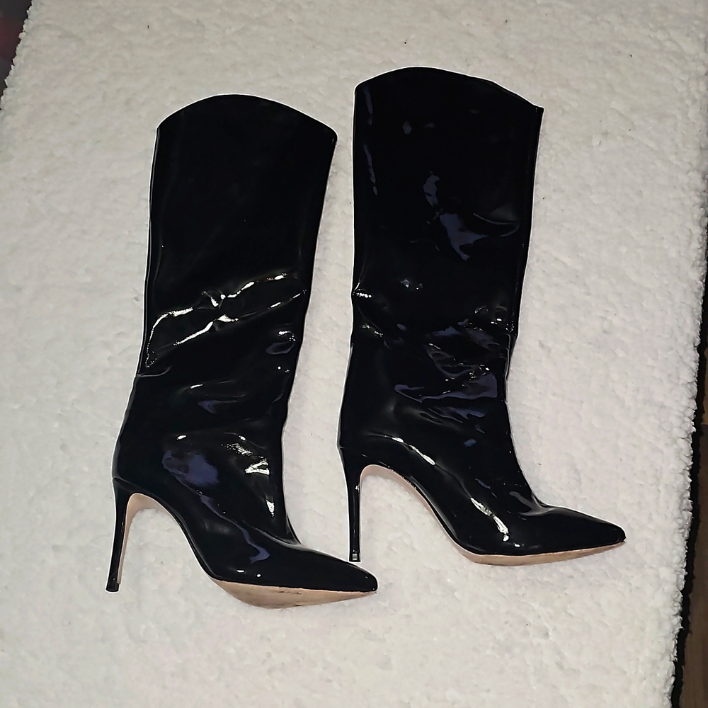 Shultz Maryana Boot Black  Leather size 6B
